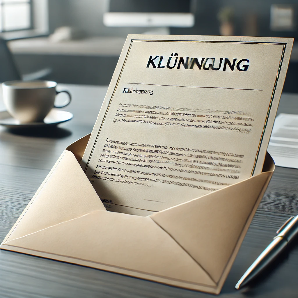 Kündigungsschreiben gem. § 1a KSchG