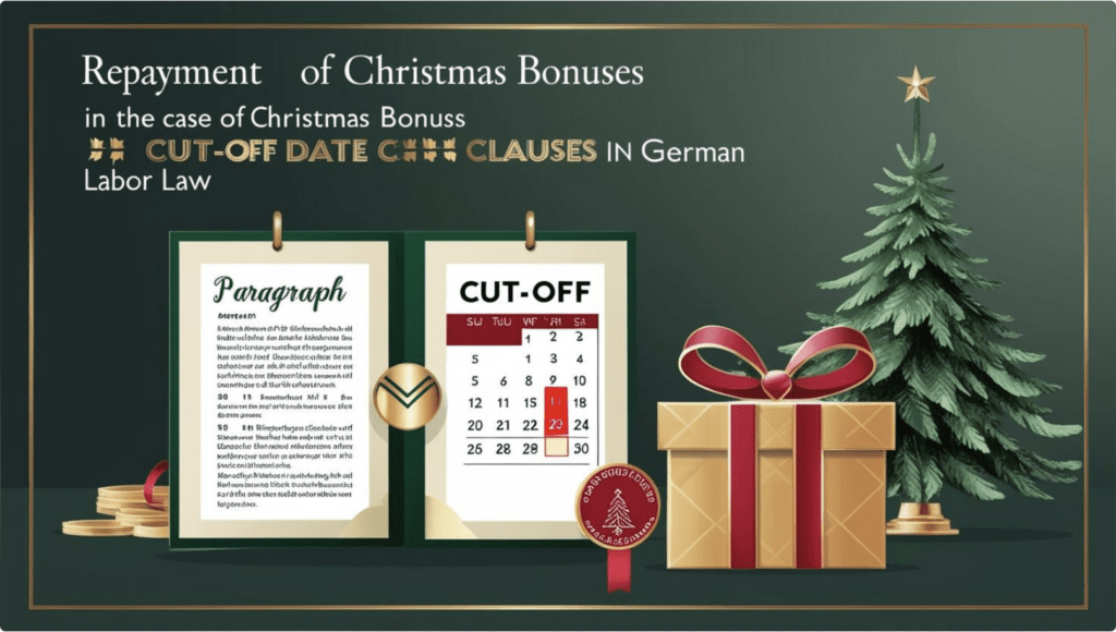 Rückzahlung vom Weihnachtsgeld